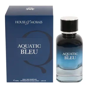 House of Morais Aquatic Bleu Eau De Parfum Vaporisateur Natural Spray 100Ml 3.4fl.oz.