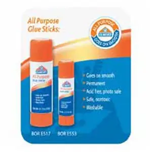 Elmerft.s Products Inc EPI Glue Stick- All-Purpose- Permanent- Washable- .77- 12-PK