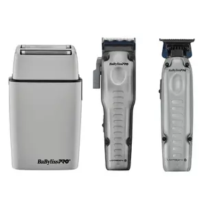 BaBylissPRO  LO-PROFX Clipper Trimmer & Foil Shaver FX829 + FX729 + FXFS2GY