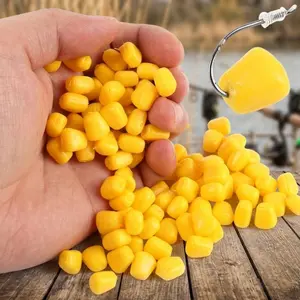 Premium Corn Bait Pellets: Realistic Scented Soft Lures for Carp & Grass Fish, Versatile Freshwater/Saltwater Fishing Gear, Long-lasting Aroma, Multi-Color Options, High-Attraction for Increased Catch Success
