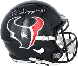 Jayden Higgins Houston Texans Autographed Riddell Speed Replica Helmet - Fanatics Authentic Certified