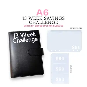 13 Week Savings Challenge Book| Great for Beginners 13 Week / Bi Weekly Savings Challenge / Binder Set / Cash Budgeting / Cash Saving / Budget Binder
