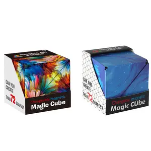 infinity cube Thinking Logic Geometry Gyroscope, Versatile Magnetic Alien Space Children's Training Puzzle Toy Colorful Durable Crafts Rubikscubes