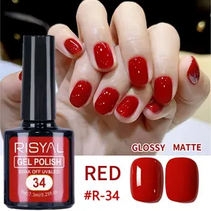 Risyal Spring Nail Polish Gel, UV Nail Gel, LED Glossy Finish, Long-Lasting Shine, DIY Design, Salon Quality, Perfect for Manicure