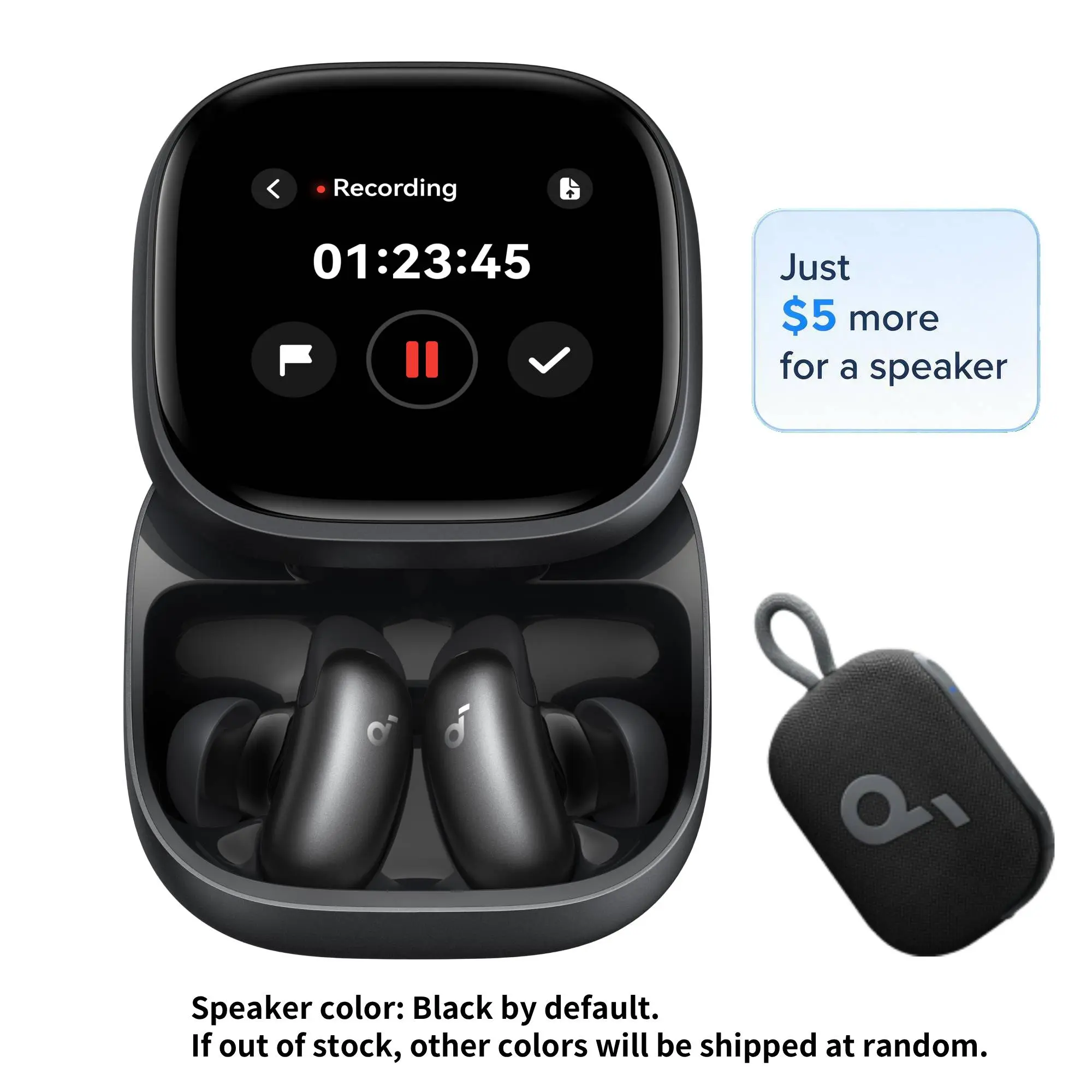 Limited $5 Upgrade: Liberty 5 Pro Max Midnight Black + Select 4 Go Speaker