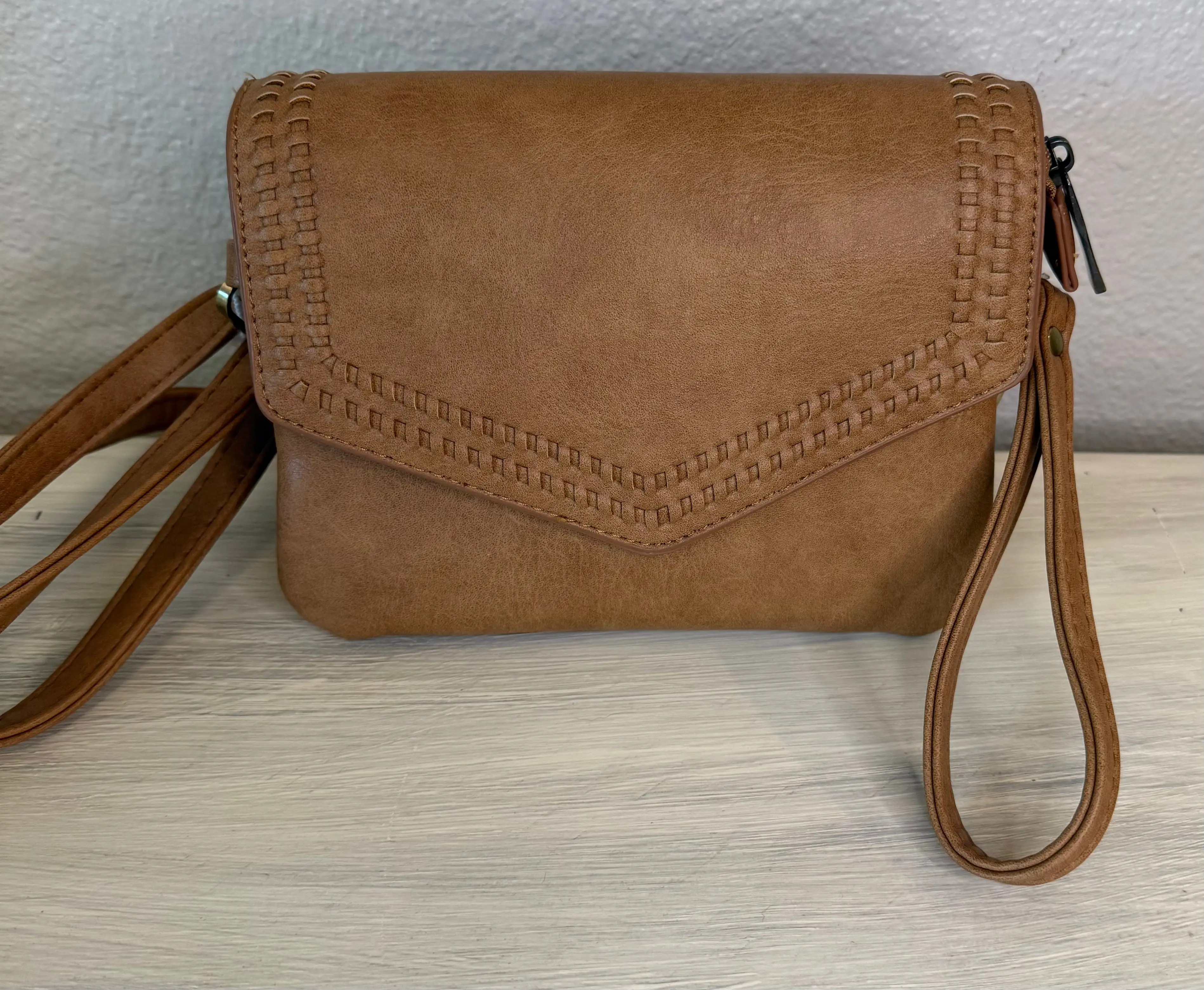Versatile Camel  Colored Purse