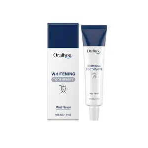 ORALHOE Mint Toothpaste 40g, Protects Tooth Enamel, Mild Mint Flavor for Sensitive Teeth, Maintains Oral Health, Removes Stains and Tartar Freshens Breath