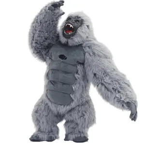 Inflatable Gorilla Costume for Adult, Air Blow up 8.2ft Gorilla Costume Props for Party Games & Activities Halloween