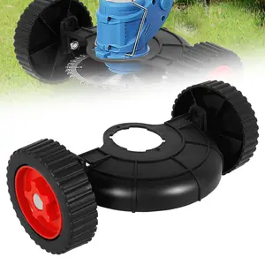 Adjustable Support Wheel Flexible Detachable Auxiliary Wheel Quick Change Trimmer Head Attachment Accessories for Gas Petrol Electric Brush Cutter Trimmer
