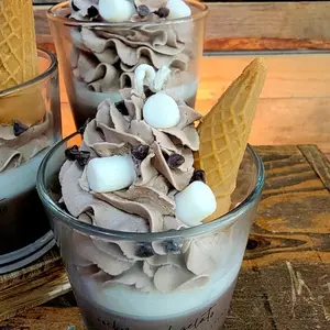 Rocky Road Ice-cream Candle