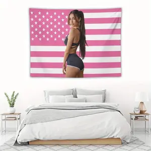 Madison Beer Flag Wall Hanging, Perfect for Bedroom, Living Room, Dormitory Decoration, Bedroom Walls (Independence Day)