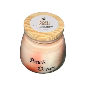 Genesis Flame Candle Eternal Series "Peach Dream" 10oz Soy Wax Candle