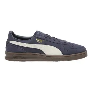 PUMA Mens Indoor Suede Lace Up Sneakers Shoes Casual - Blue