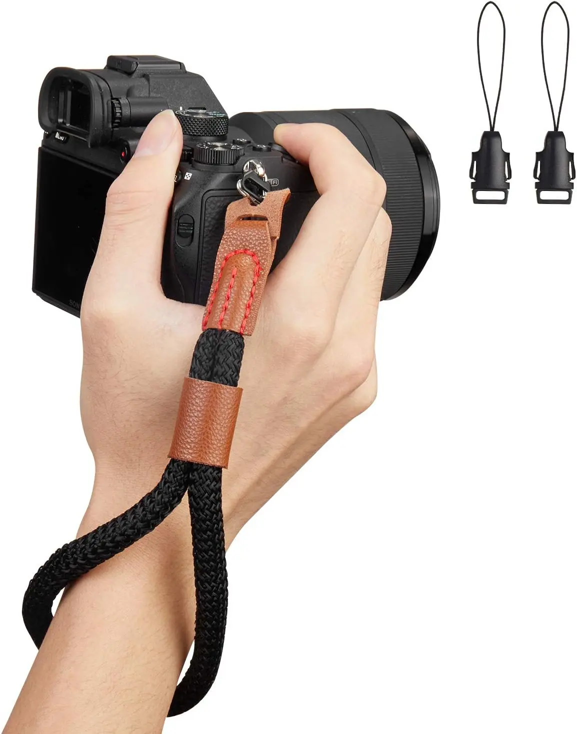 Camera Soft Cotton Hand Wrist Strap with Quick Release Buckle for DSLR SLR, Camera Accessories, Accessories