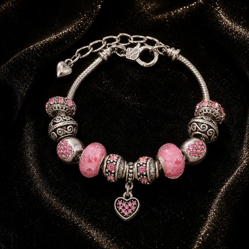 Pink Crown Heart