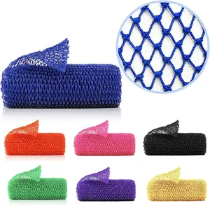 African Net Sponge, 1 Count Exfoliating Net Body Scrubber for Bath & Shower, Multiple Textures with Gentle Deep Exfoliation & Rich Lather for All Skin Types