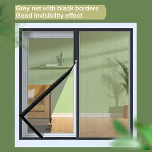 Single Pack Mosquito Insect Screen Net, Screen Door Mesh, Colors, Easy Installation, Small Mesh Blocks Bugs, Suitable for Bedroom Living Room Office