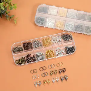 1 Pack Lobster Claw Clasps for DIY Jewelry Making Metal Lobster Buckle and Iron Ring Beauty & Personal Care