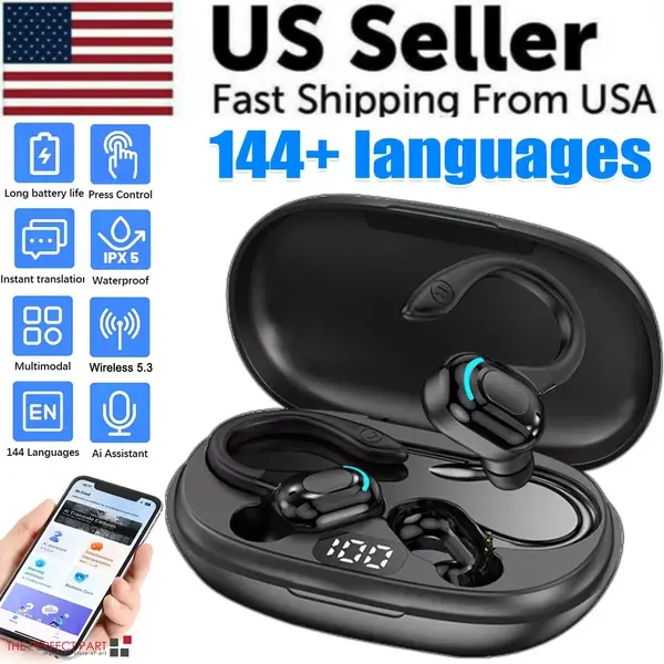 Smart Voice Translator & Meeting Recorder - Wearable Device for Business and Travel