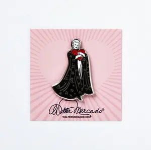 WALTER MERCADO MUCHO MUCHO AMOR HEART ENAMEL PIN