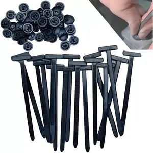 50-Piece Heavy Duty Self-Locking Nylon Zip Ties Bulk Pack, UV-Resistant Durable Tool-Free Easy-Use Cable Fasteners, Universal Strong Buckle Wire Ties, Tear-Resistant Securing Binding Straps, Ideal For Car Wiring Organizing, Household Repair
