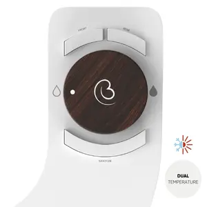 Boss Bidet Revolution Plus - Italian Oak - Warm Water Toilet Bidet Attachment, Auto Shut Off, 3 Modes, Installs in 15 Min, Non-Electric