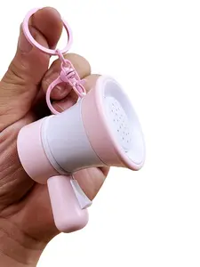 Recording Horn Keychain, Backpack Decoration, Funny Voice Changer, Creative Music Toy, Cute Pendant for Kids, All Seasons