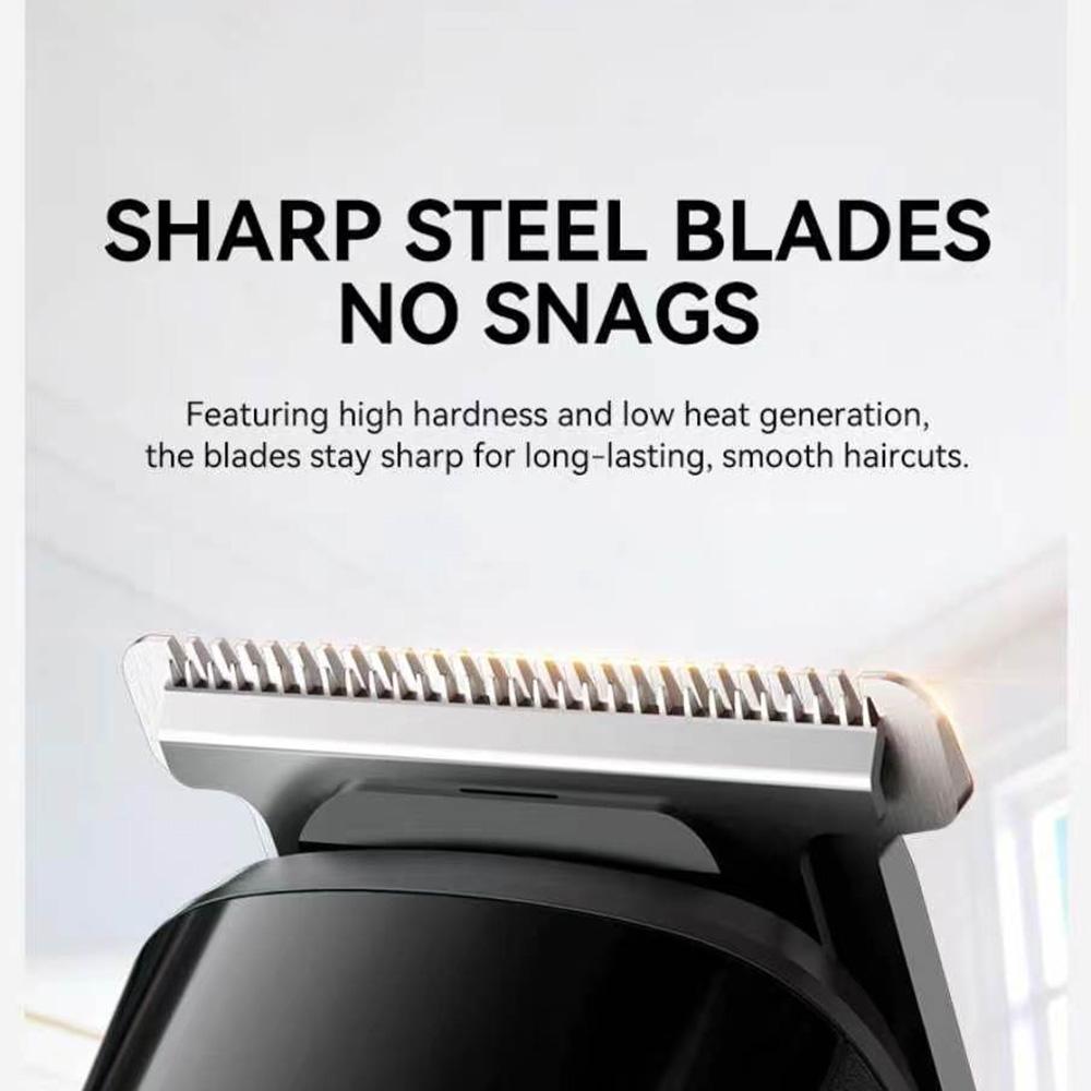 Professional Hair Clippers for Men – HIMAI C2B Electric Hair Trimmer, Quiet Motor, Long Battery Life, Type-C Fast Charging, Perfect Home Haircut Kit for Family & Gifts