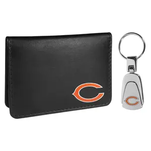 Siskiyou Sports NFL Weekend Bi-fold Wallet & Steel Key Chain