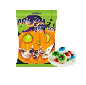 Fusion Select Halloween Gummy Candy Spooky Gummies Candy Food Snacks - Creepy Party Bag Favors For Trick Or Treat - Scary Novelty Chewy Bites (Eyeballs Gummy)