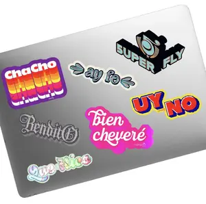 5in5o Libre Sticker Pack - Laptop Sticker - 7 Bold Designs Including Bien Chevere & Super Fly - 3"x3" Size - Celebrate Culture & Self-Expression