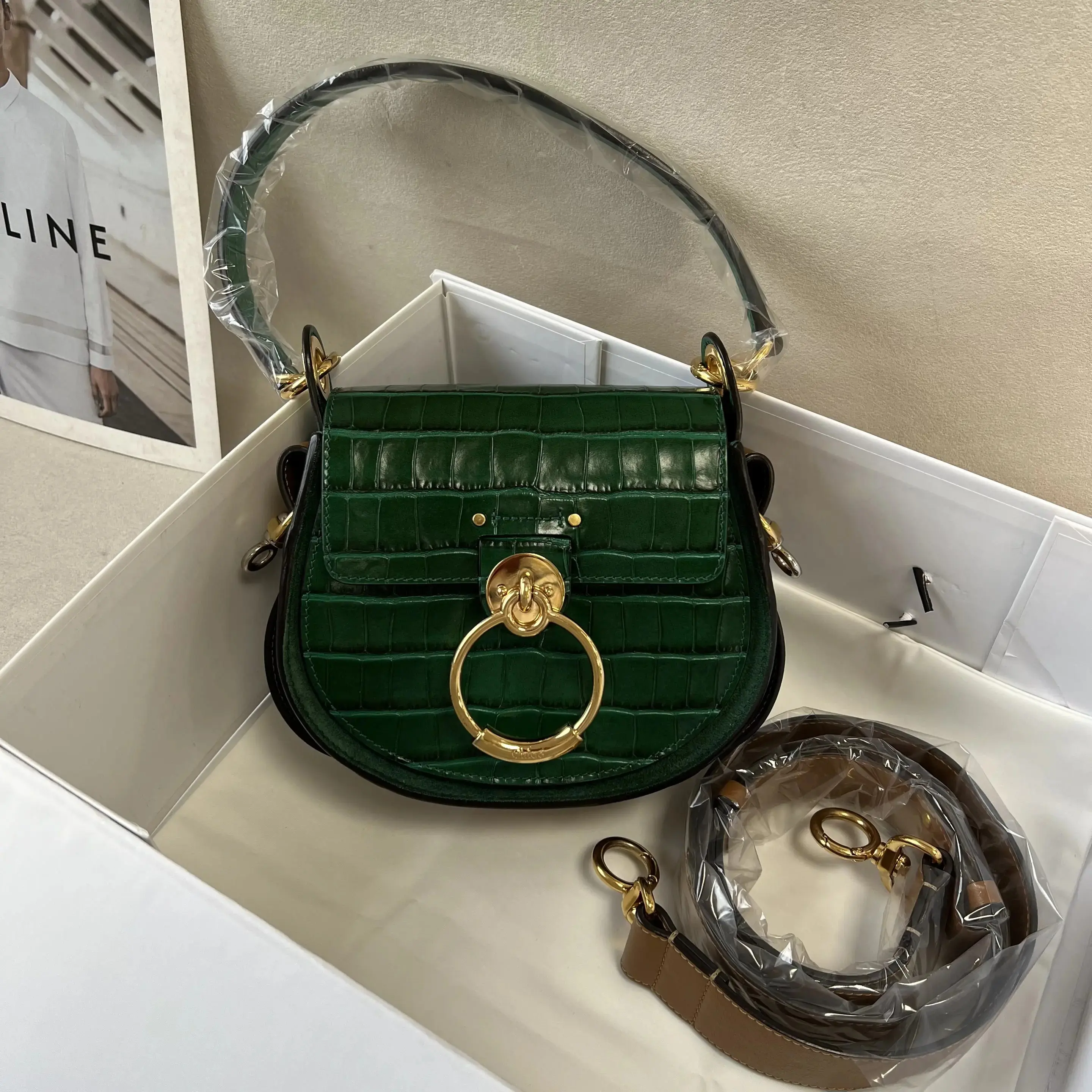 Pre-owned Chloé Chloe Small Tess Handbag 0804KI/C8359040426