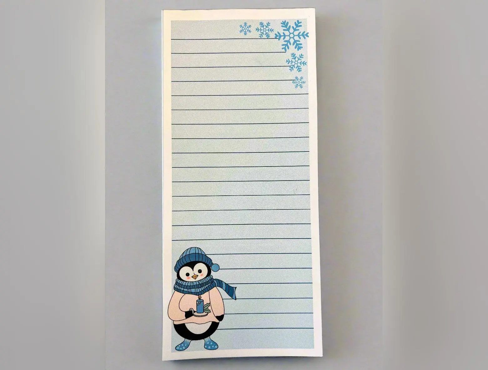 Cozy Penguins Magnetic Notepad