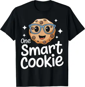Cookie One Smart Cookie T-Shirt | Unisex Cotton T-Shirt | Unique Gift Tee
