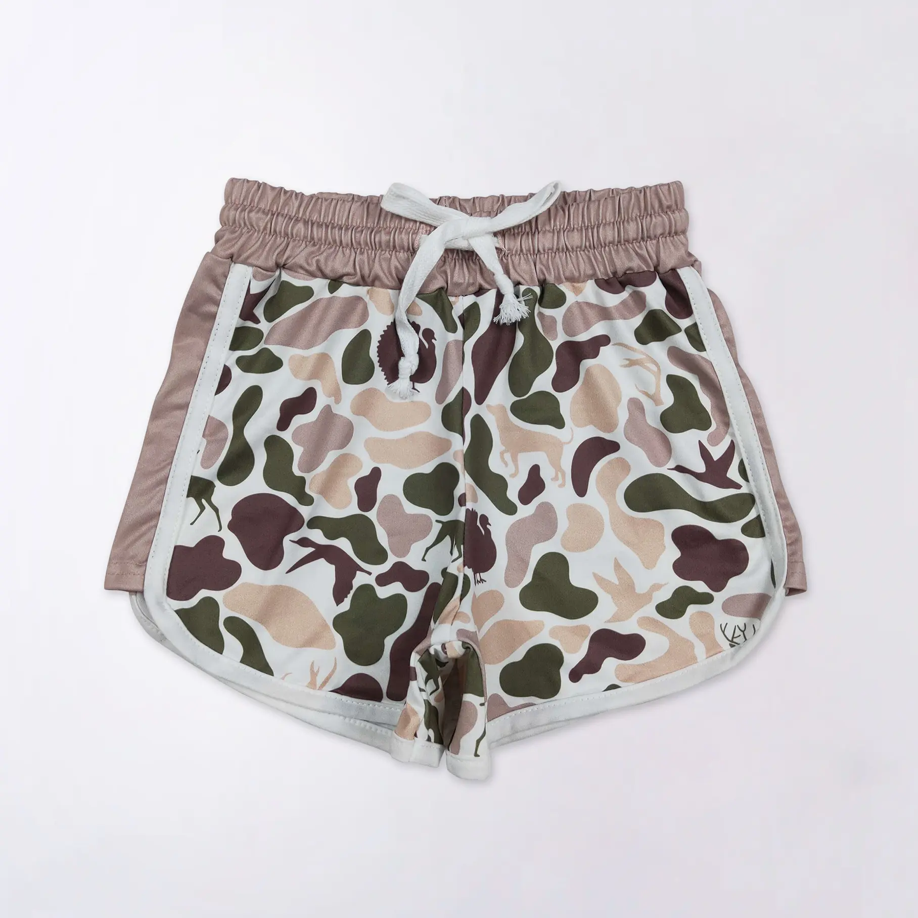 Camo Print Summer Girls Shorts