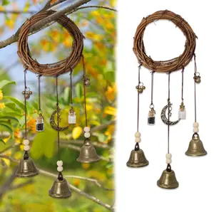 Boho Bell Hanging Decor, Vintage Door Bell Hanging Ornament, Home Decor Supplies, Wall Decor Decoration Hangable