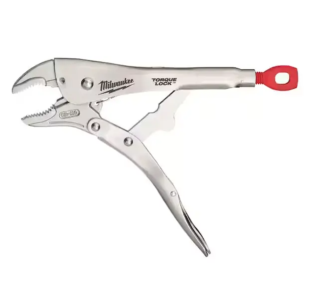 Milwaukee 48-22-3420 10" TORQUE LOCK™ Curved Jaw Locking Pliers, Forged Steel Hand Tools with Securing Screw
