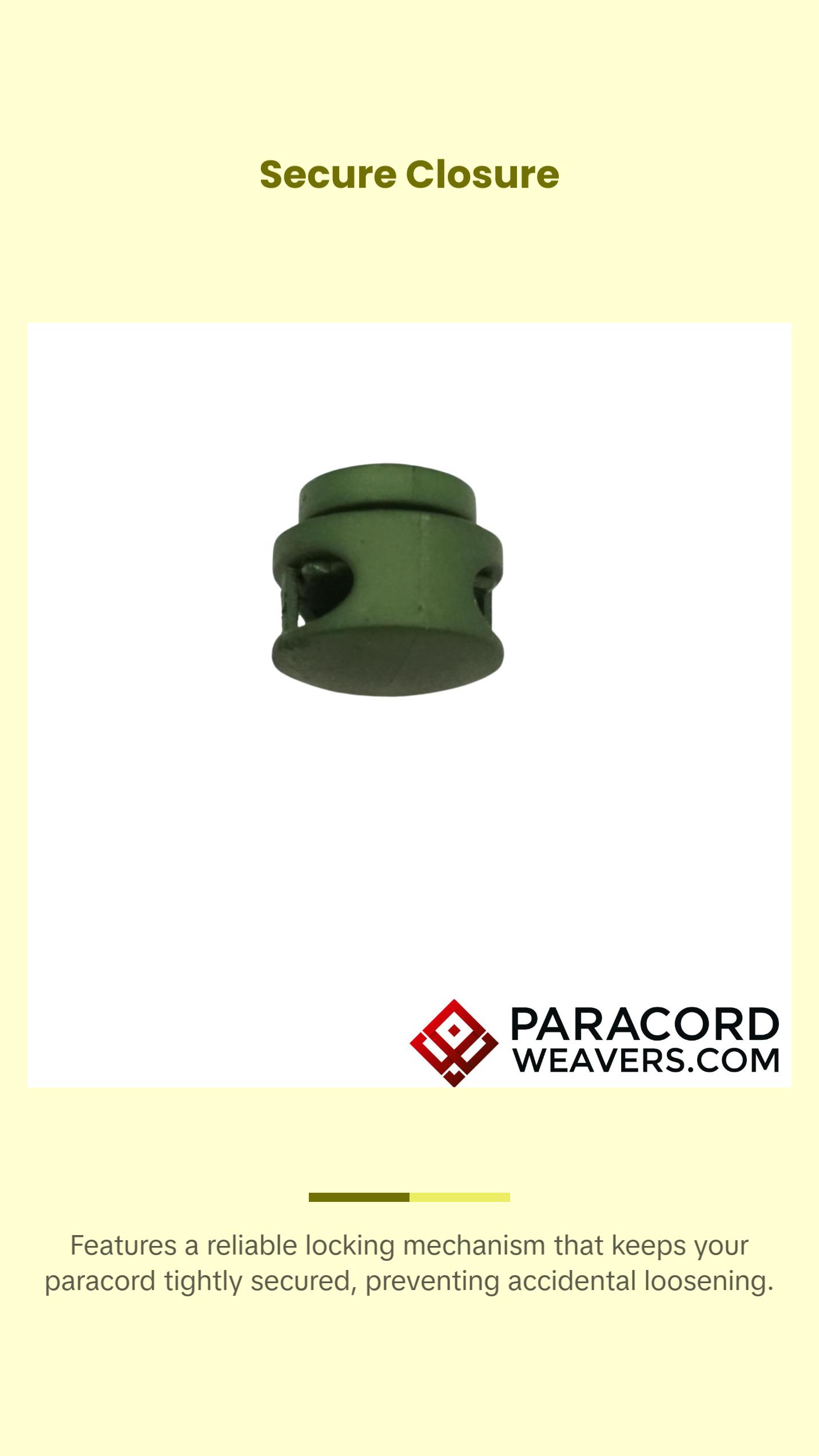 Plastic Button Drawstring Toggle - 17MM