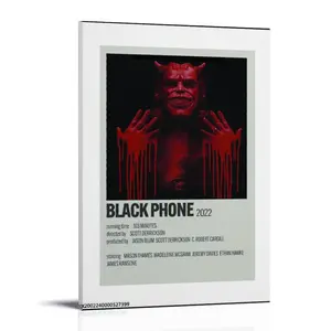 BLACK-PHONE (2) Poster Posters Music Album Cover Posters Canvas Wall Art High-Resolution Vintage Band & Artist Prints for Room