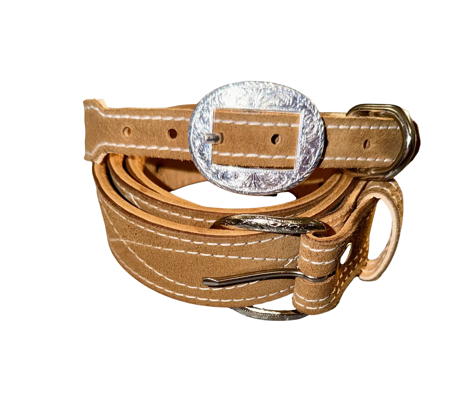 Suede Leather Dog Collar Adjustable