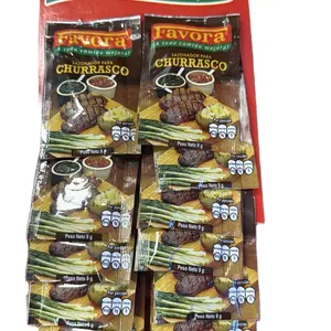 Sazonador para churrasco Favora en tiras 12 sobres 5g c/u