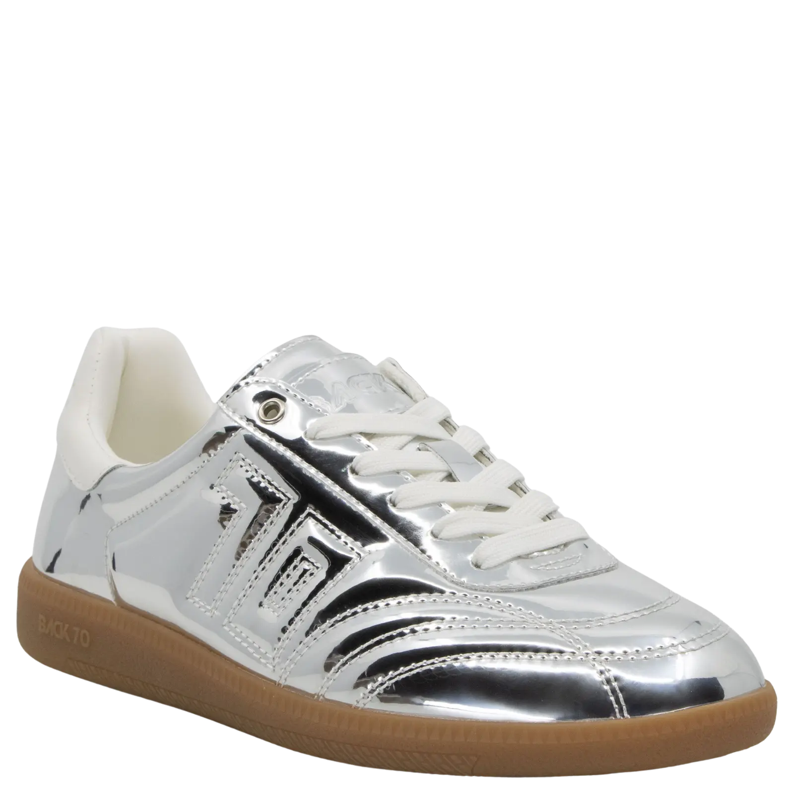 Back 70: FLUFFY in SILVER Sneakers
