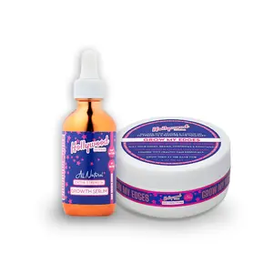 Hollywood HairBar 2 Step Grow My Edges Kit (Extra Strength)