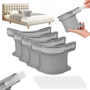 4pcs Bed Sheet Holder with Locking Clips, Corner Fitted for Standard Mattress Sizes | Durable Bedding Accessories | Lock Sheet Holders Keep Sheets Tight | Heavy Duty Bed Sheet Corner Fixing Device | Easter gifts