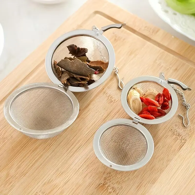 1-Pack 304 Stainless Steel Round Tea Infuser Ball, Tea Strainer, Spice Ball, Tea Filter