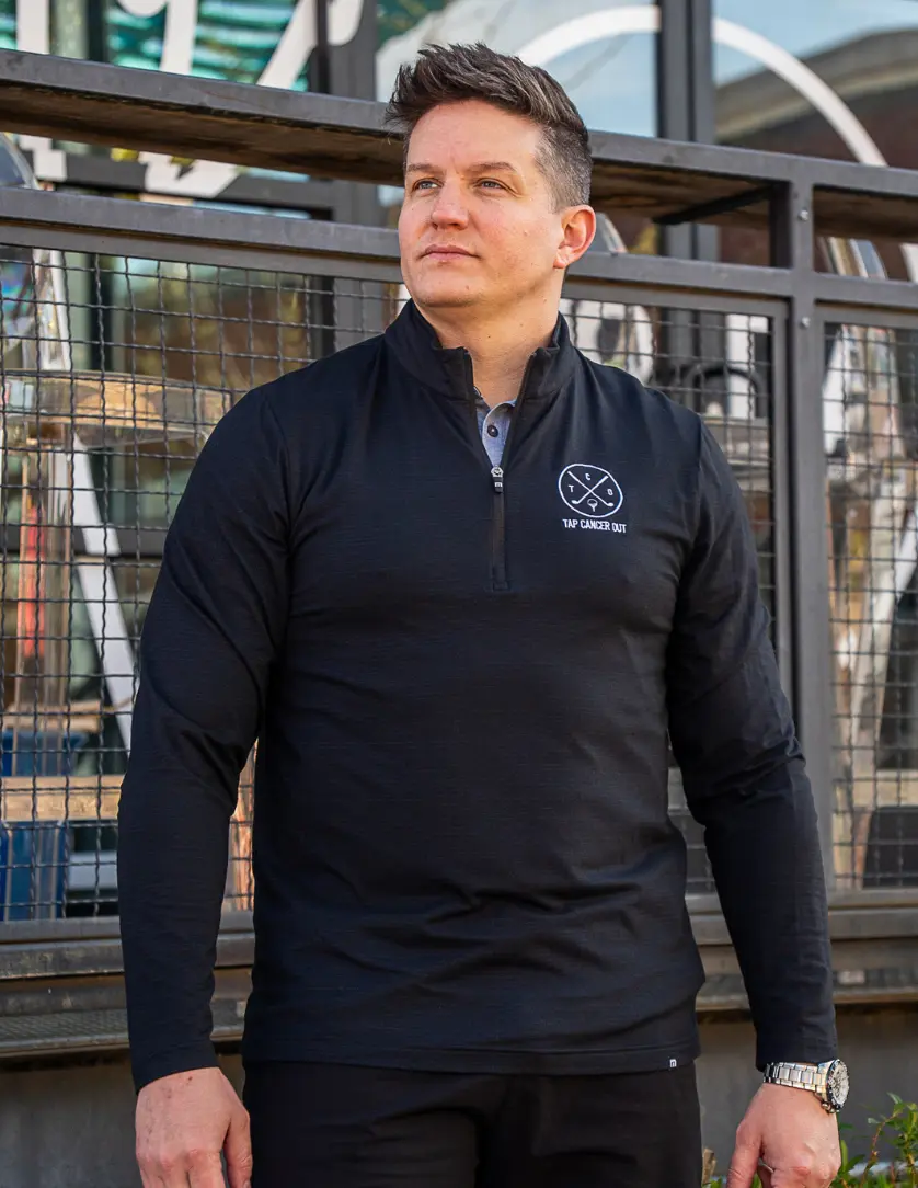 Tap Cancer Out x TravisMathews Golf Quarter Zip