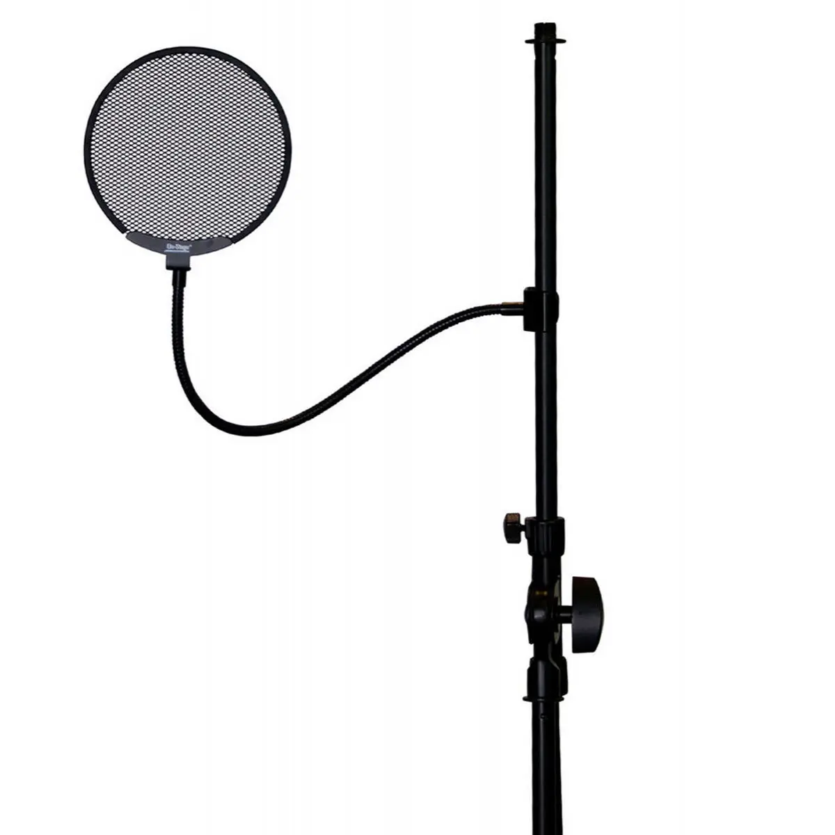 On-Stage ASVSM5-B Metal Pop Blocker with 13" Flexible Gooseneck