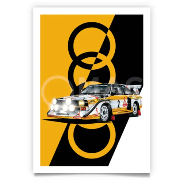 Audi Quattro S1 Group B Poster