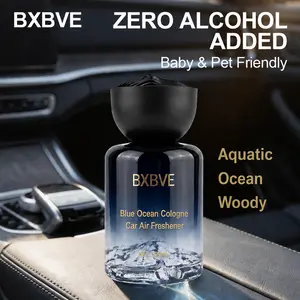 Midnight Marine Car Air Freshener 120ml Unisex | Aromatic Aquatic Ocean Fresh Woody Car Diffuser with Bergamot Coconut Amber | Long Lasting Luxury Arabian Fragrance for Men Women | Premium Gift/ cologne|Father's Day Gifts