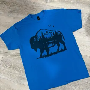 Forest Scene Buffalo Shirt